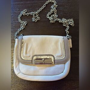 Coach Kristin Leather Flap Crossbody 45134